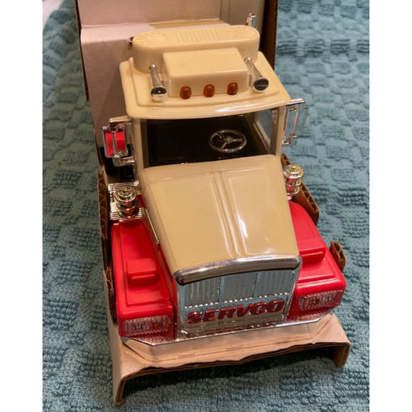 VTG 1987 Servco Gasoline Toy Truck Race Collectible NC with Box - Picture 3 of 9